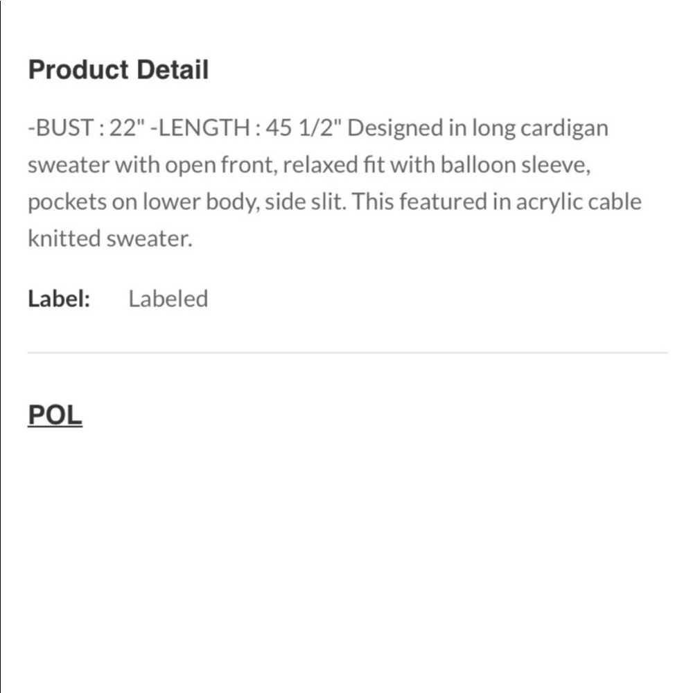 POL brand cardigan, get fall ready! 🍁🍂 - Picture 6 of 6